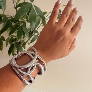 Elegant Silver Women's Bracelet